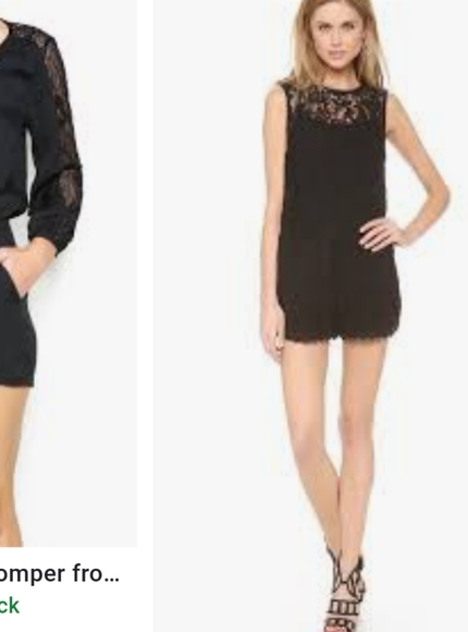 ELLA MOSS "JAIMIE" LACE ROMPER S - Picture 2 of 14